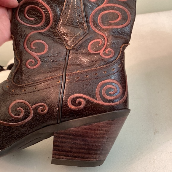 Ariat Western embroidered brown boots - Picture 8 of 16
